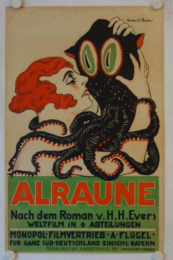 Alraune original release german movie poster